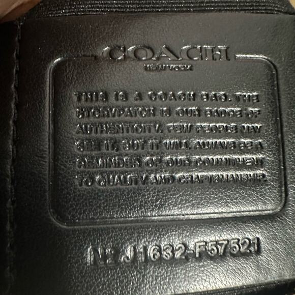 Coach Rowan Black Satchel Bag - Picture 11 of 12